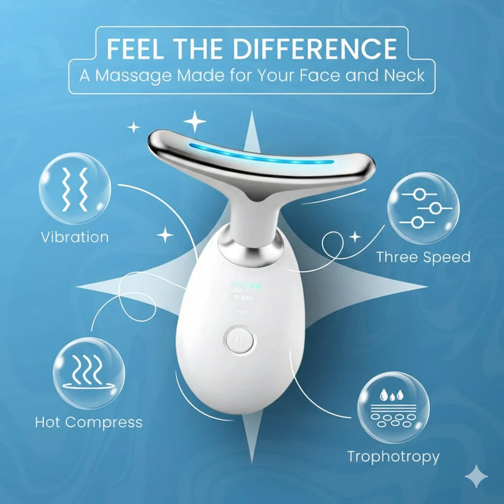 Facial Lifting Neck Massager, Neck Lifting Beauty Device, Anti Wrinkle Facial Massager