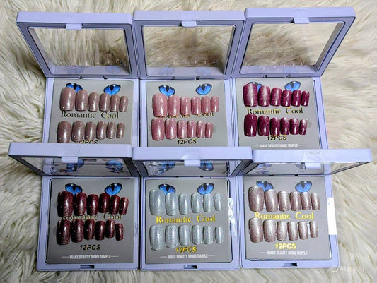 Cat Nails 6 Sets with Application Kit