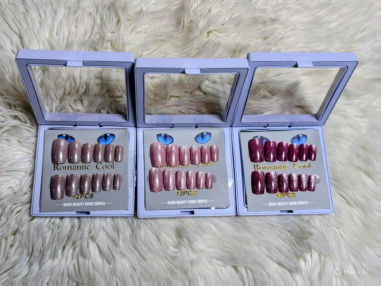 Cat Nails 6 Sets with Application Kit