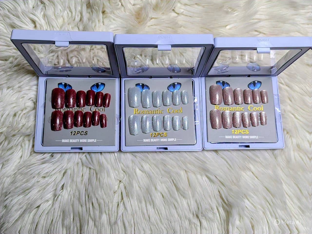 Cat Nails 6 Sets with Application Kit