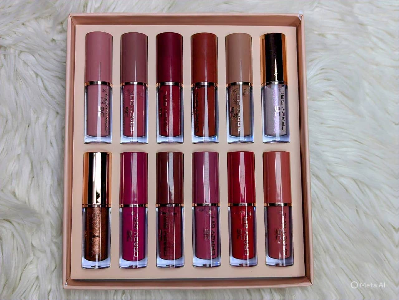 Crazy Girl 12‑piece lip gloss set