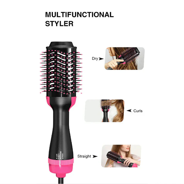 3 in 1 Hot Air Brush Hair Dryer & Styler